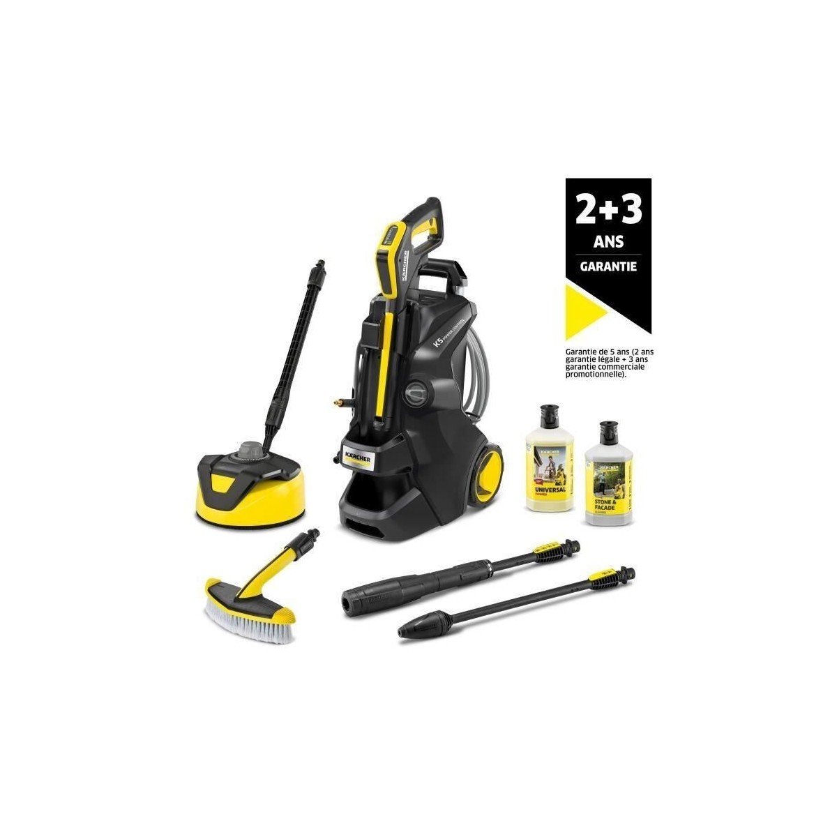 KARCHER - Nettoyeur alta pression KARCHER K5 Power Control Flex Inicio&Brush 500 L/h - 2100 W - 145 bars - livré avec 2 brosses + 2 - Miniature 2